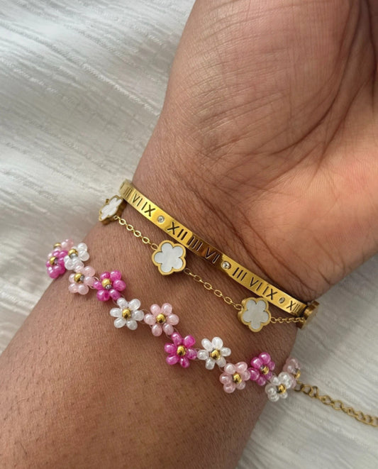 Bracelet - Flora zigzag 04