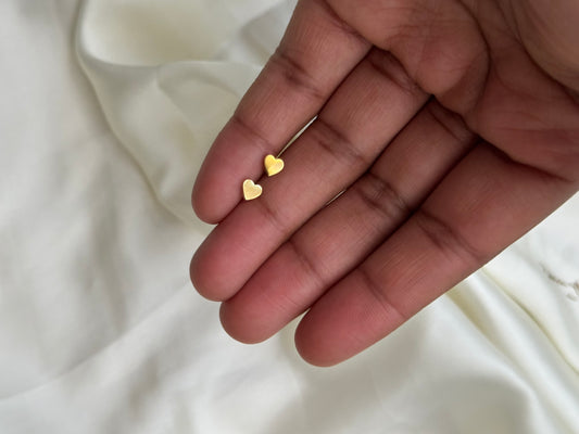 Boucle d’oreille - Cœur d’or 01
