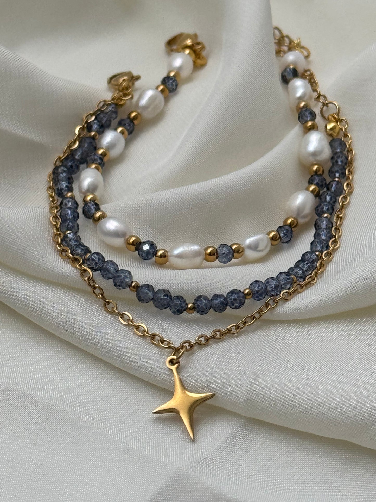 Duo bracelets - Étoile & Rayon d’Or